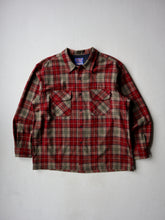Load image into Gallery viewer, 1990s Pendleton Plaid Loop Collar Shirt - XL
