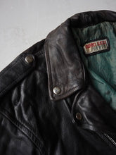 Load image into Gallery viewer, 1980&#39;s Italian Leather Biker Jacket - M/L
