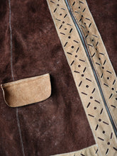 Load image into Gallery viewer, 1970&#39;s Velasco Suede Leather Poncho - One Size

