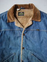 Load image into Gallery viewer, 1970s Maverick Blue Bell Lined Denim Jacket with Corduroy Collar - M
