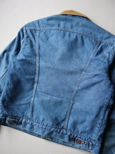 Load image into Gallery viewer, 1970s Wrangler Lined Denim Jacket with Corduroy Collar - M
