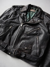 Load image into Gallery viewer, 1980&#39;s Italian Leather Biker Jacket - M/L
