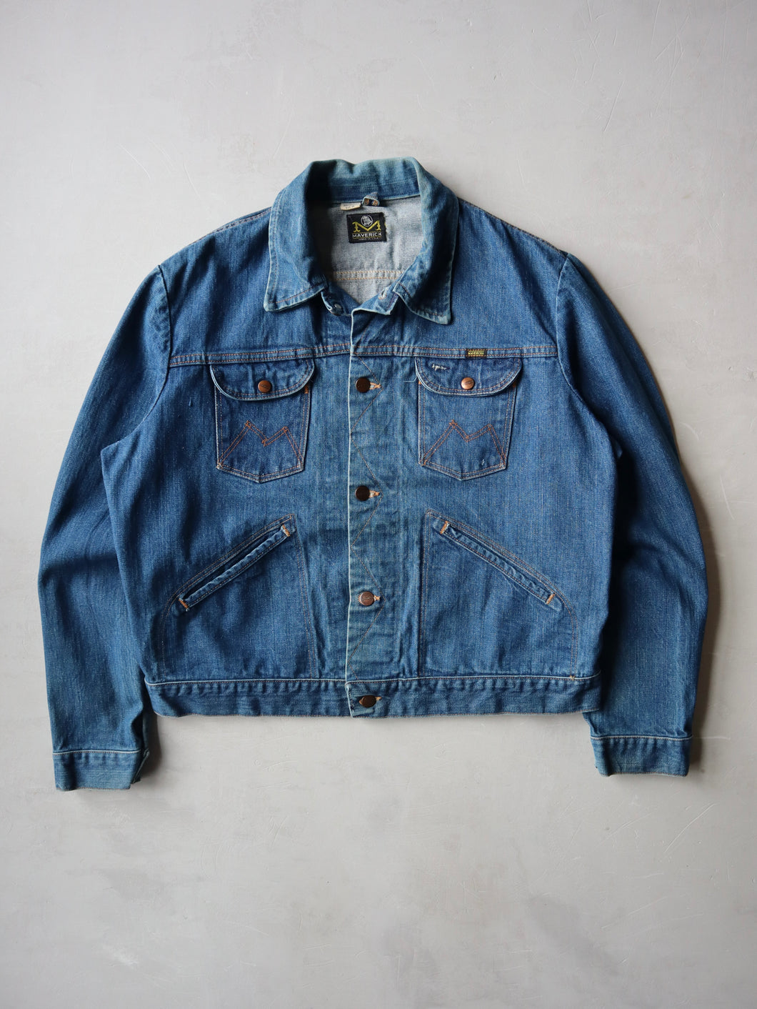 1960's Maverick Blue Bell Denim Jacket - XL