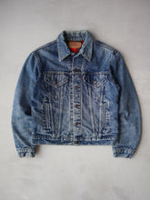 Load image into Gallery viewer, 1980s Made in USA Levi&#39;s Flannel Lined Denim Jacket - S
