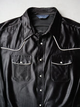 Load image into Gallery viewer, 1970s Career Club Satin Pearl Snap Shirt - XL
