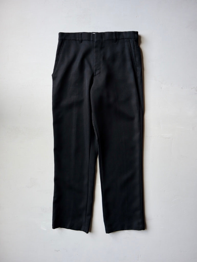 1970's Action Flex Black Slacks - 32