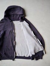Load image into Gallery viewer, 1980s Faded Thermal Zip Up Hoodie - L
