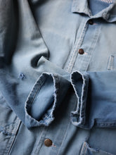 Load image into Gallery viewer, 1960s Faded French Chore with 13 Star Buttons - M/L
