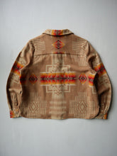 Load image into Gallery viewer, Pendleton Women's Cropped Jacquard Wool Shirt - L/XL
