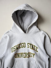 Load image into Gallery viewer, 1990s Distressed Oswego State University Reverse Weave Hoodie - M
