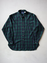 Load image into Gallery viewer, 1990&#39;s Pendleton Black Watch Tartan Plaid Wool Shirt - XL
