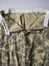 Load image into Gallery viewer, 1970s Distressed Lightweight Duck Camo Fatigues - 33"
