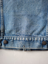 Load image into Gallery viewer, 1990s Levi's Biker Vest with Triumph Pin - XS

