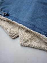 Load image into Gallery viewer, Lee Storm Rider Sherpa Lined Denim Vest - L
