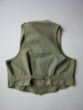 Load image into Gallery viewer, 1940s Canvas Hunting Vest - S
