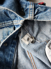 Load image into Gallery viewer, 1990s Levi's Biker Vest with Triumph Pin - XS

