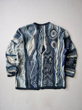 Load image into Gallery viewer, 1980s Aklanda Women's Coogi Style 3D Knit Cardigan - L
