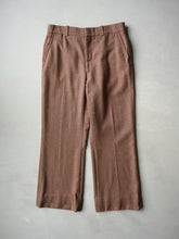 Load image into Gallery viewer, 1970&#39;s Mini Check Wool Bootcut Pants - 31&quot;
