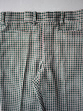 Load image into Gallery viewer, 1970s Houndstooth Print Bootcut Pants - 35"
