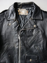 Load image into Gallery viewer, 1970s Distressed Schott Perfecto Leather Biker Jacket - S
