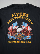 Load image into Gallery viewer, 1980s 3D Emblem Myers Harley Davidson T-Shirt - S

