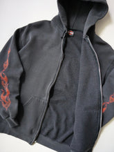 Load image into Gallery viewer, Faded Harley Flame Zip Up Hoodie - M
