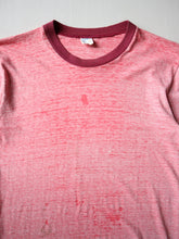 Load image into Gallery viewer, 1970s Distressed Towncraft Ringer T-Shirt - XS
