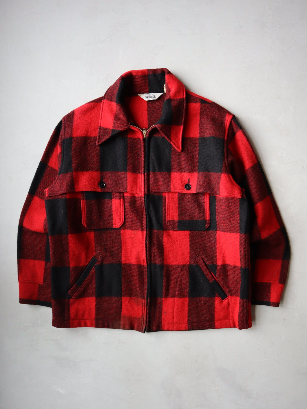 1970s Woolrich Buffalo Plaid Jacket - XL