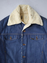 Load image into Gallery viewer, 1970&#39;s Roebucks Sherpa Lined Denim Jacket - M/L
