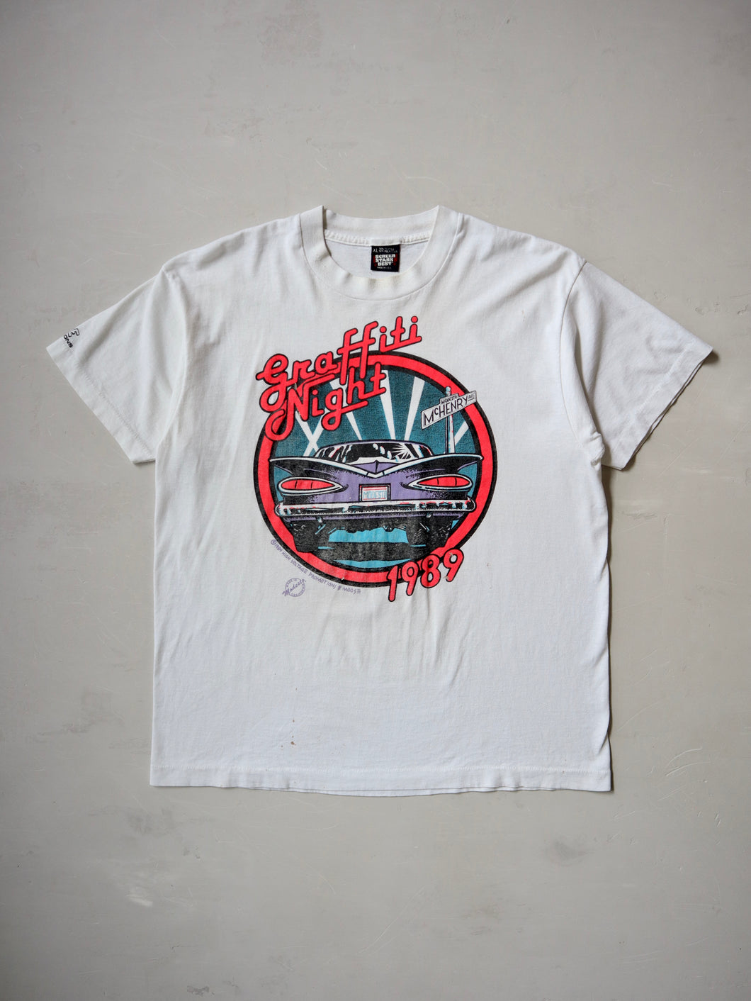 1980's Graffiti Night T-Shirt - M