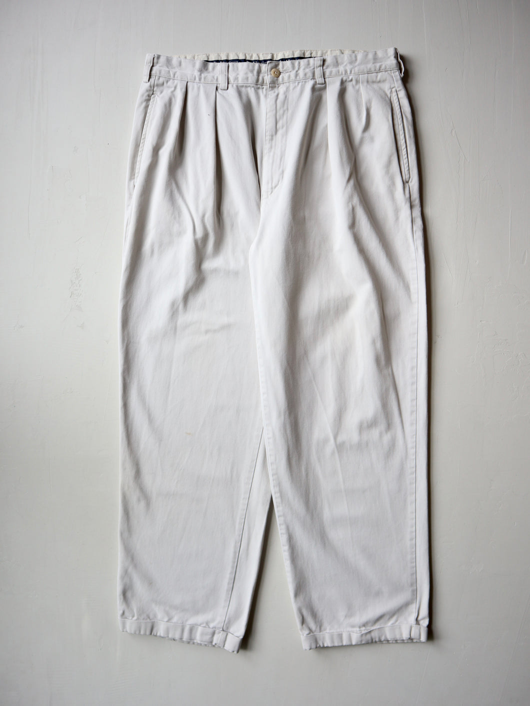 1990s Polo Ralph Lauren Pleated Chino Pants - 34