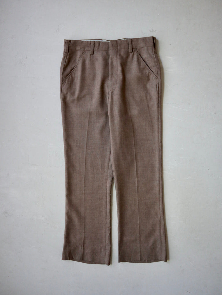1970's Light Brown Slacks - 32