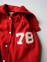 Load image into Gallery viewer, 1950/60&#39;s Holloway Hooded Varsity Jacket - M
