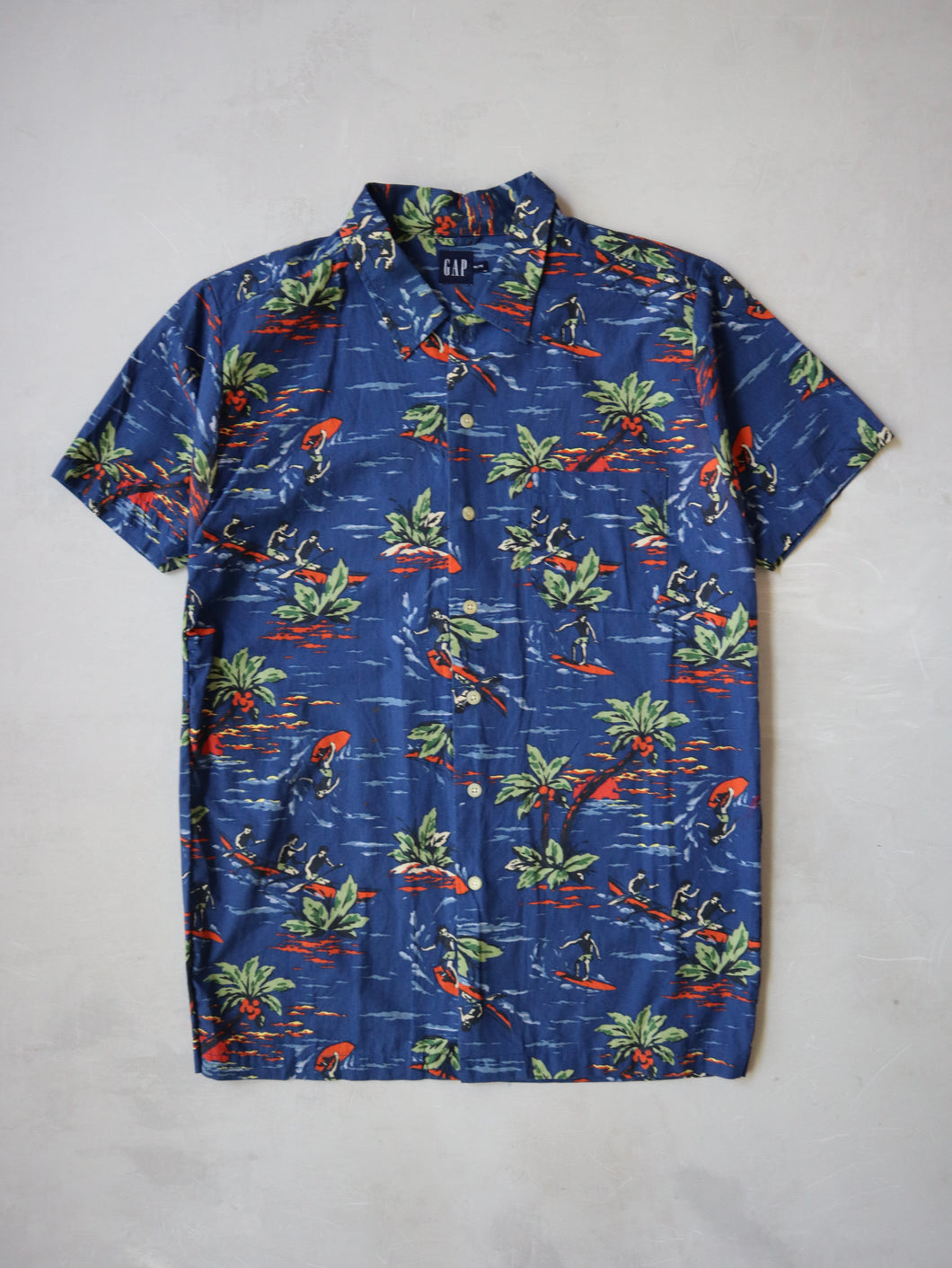 1990s GAP Hawaiian Shirt - M/L
