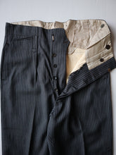 Load image into Gallery viewer, 1940s Euro Wool Buckleback Work Pants - 32"
