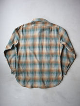 Load image into Gallery viewer, 1970s Pendleton Shadow Plaid Flannel Shirt - L
