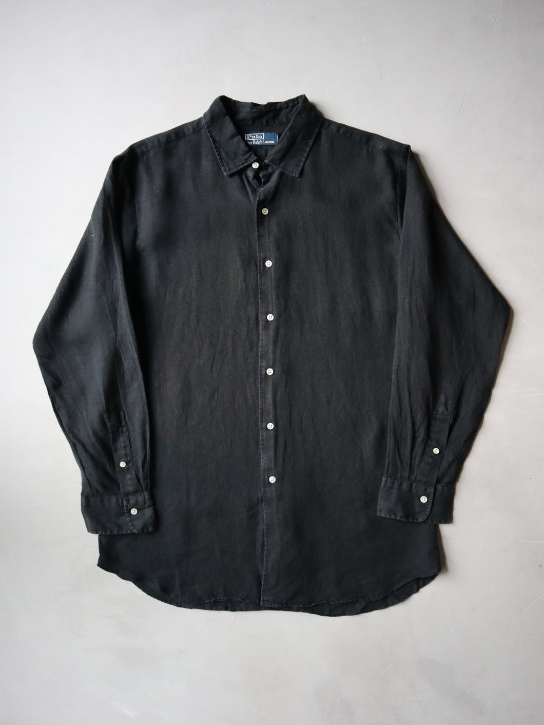1990s Polo Ralph Lauren Linen Shirt - L