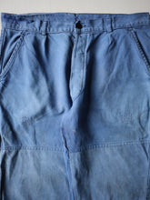 Load image into Gallery viewer, 1970s Two Tone French Workwear Pants - 34"
