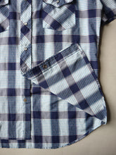 Load image into Gallery viewer, 1990s Wrangler Plaid Pearl Snap Western Shirt - S

