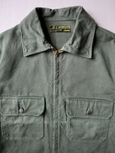 Load image into Gallery viewer, 1960s L'ATHLETE French Cotton Twill Workwear Jacket - L

