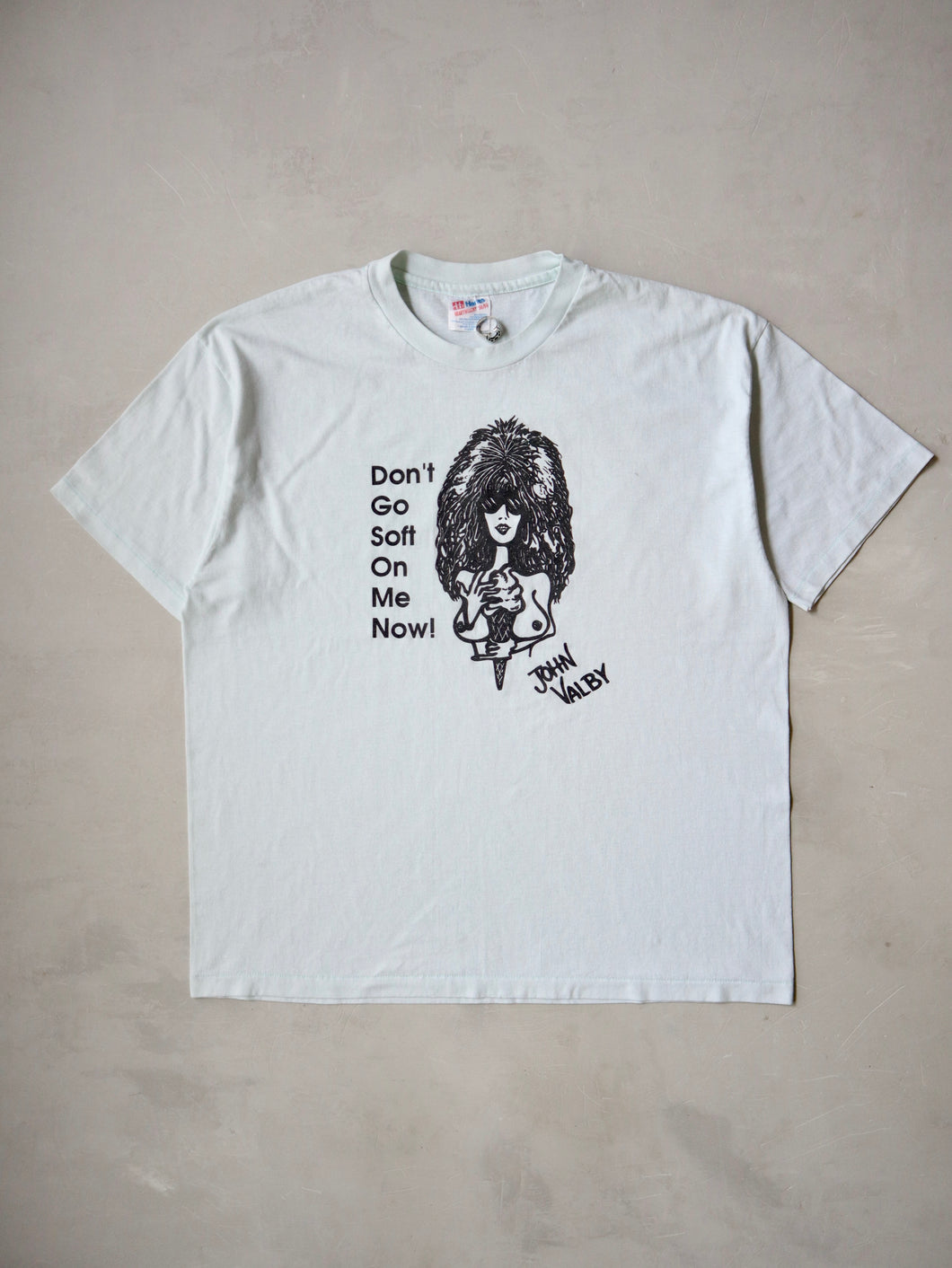 1990's John Valby 'Don't Go Soft On Me Now!' T-Shirt - L
